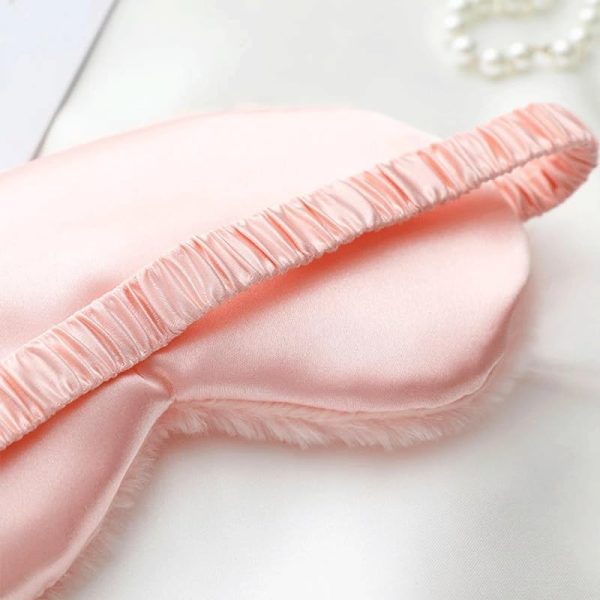 ZLDXDP Plush Sleeping Cover Sleeping Cute Plush Eye Mask Blindfold Eye Bandage Cover Relaxing Nap (Color : E, Size : 21 * 9.5 CM) - Image 4