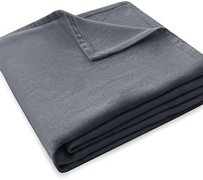 Style Quarters Cashmere Bed Blankets King Size Grey 10% Cashmere 90% Cotton Warm Luxury Plush Cozy Soft Comfy Lightweight King Blanket for Bed,Sofa,Couch,Travel,Camping All Season (90x108 Inches)